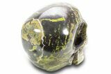 Realistic, Yellow Turquoise Jasper Skull - Magnetic #378757-4